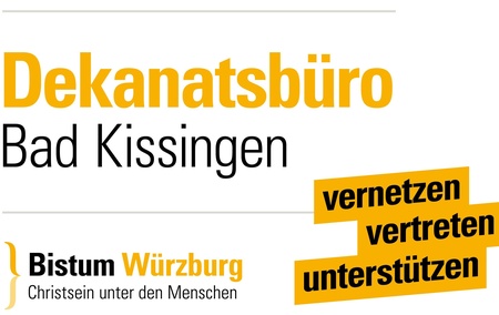 Logo Dekanatbüro Bad Kissingen: vernetzen - vertreten - unterstützen