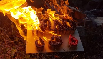 "Kleinst-Kiliani" feierten die Regionalstellen Bad Kissingen und Bad Neustadt mit Lagerfeuer am Volkersberg.